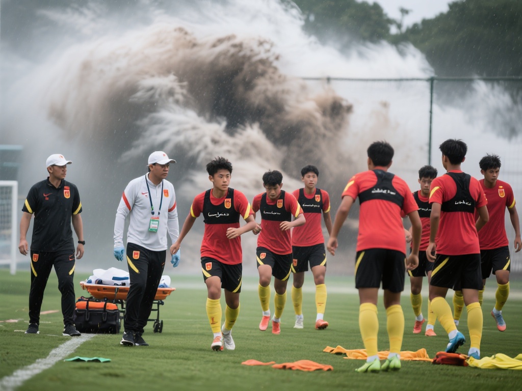 中国U17积极备战首战沙特冲击开门红 为了适应沙特球队的战术风格,中国U17不